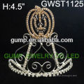 Concours de citrouille d&#39;Halloween attrayant tiare en cristal personnalisé -GWST1125